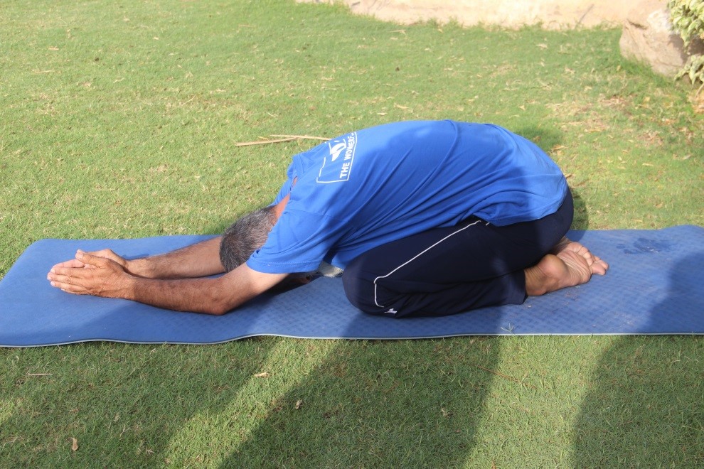 Half-Tortoise Posture